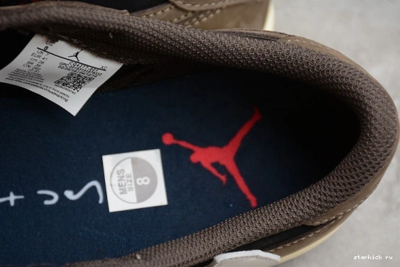 SP Scott Jordan Mocha 1 Retro Low CQ4277-001 OG Travis 0805